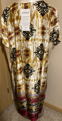 Long Caftan Muted Multicolors from Ashro One Size Fits Most new
