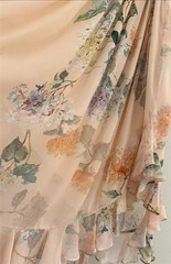 NWT Zimmermann Summer Fresh Elegant Peach Hydrangea Print Tie Waist Maxi Dress