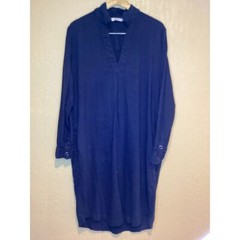Numph Cressida Dress; sold out online; Shirt Dress 85% linen, Women&rsquo;s Medium