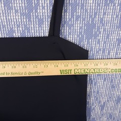 Helmut Lang Spaghetti Strap Square Neck Dress Womens Size Large Navy Made In USA