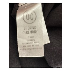 Opening Ceremony Black Gestures Burnout Handkerchief Dress Sleeveless 8