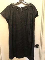 NEW ELVI BLACK SLEEVELESS DRESS Size 14