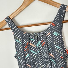 Prana Athletic Skypath Open Back Tank Sun Dress Size XS Active Geometric *A7