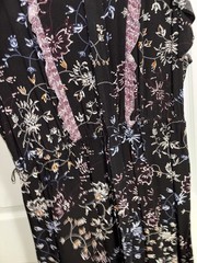 A.N.A. MIDI Dress Size Large Women Multicolor Floral Excellent