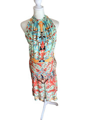 Patrick Cupid NWT Silk Halter Dress Size L