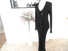 APART IMPRESSIONS 2 Piece Wool Blend Maxi S Dress/Coat S Retail $450