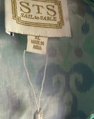 NEW Sail To Sable Women&rsquo;s Multi-Color Coton Long Dress Size XL