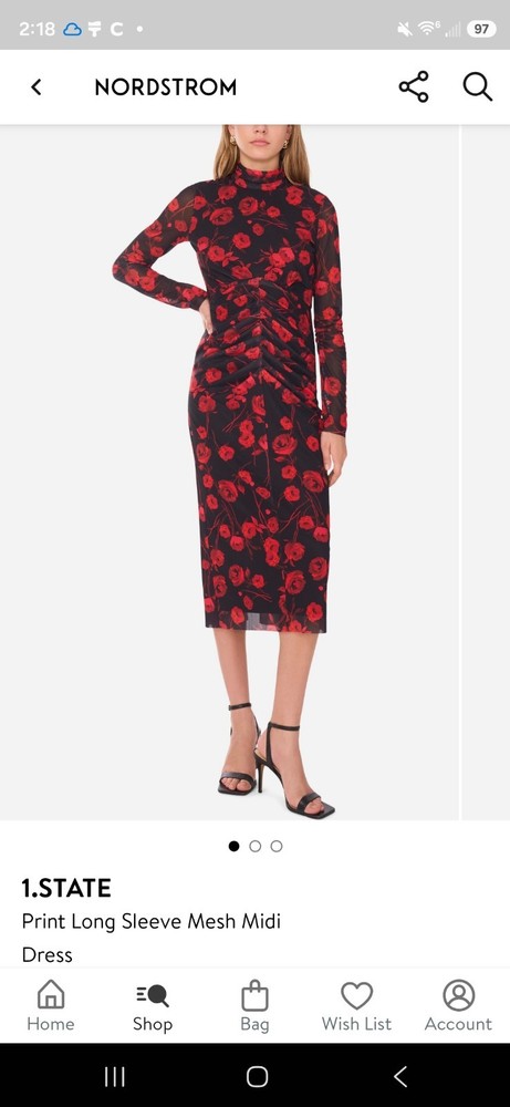 1. STATE Radiant Nights Dress NWT Size Large