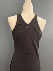 Red Carter Black Solid Halter Cutout Sleeveless Stretch Maxi Dress L