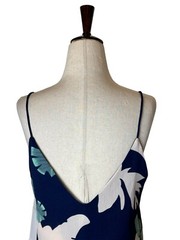 Goodnight Macaroon Dress Women Large Blue Palm Tropical Shift Mini Sundress NWT