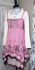 Axes Femme Poetique Fairytale Print 2-Way Camisole Cami Dress Jfashion Himekaji