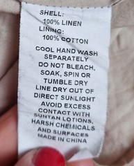 POL Australia Pinafore Dress Size US 6 UK 12 Check Windowpane Linen Beige
