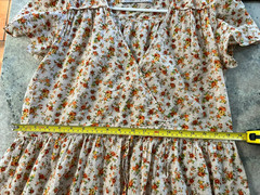 Christy Dawn FALL CALICO Floral Gauze Cotton Maxi Dress – Size M As Is