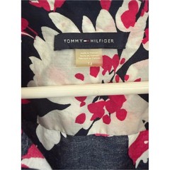 Tommy Hilfiger Floral Button Front Dress – Size 14 | Corporate Summer, Cotton