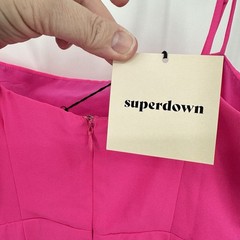 NEW SUPERDOWN REVOLVE maxi dress neon pink XS girls night out vegas bachelorette