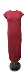 Marine Layer Taylor Jersey Maxi Dress Women&rsquo;s M Cotton Modal Blend Side Slits