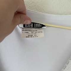 Vintage Buyer Too White V-Neck Milkmaid Midi Dress with Shoulder Ties