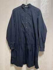 miumiu long sleeve dress navy size 36 length 35.4 inches