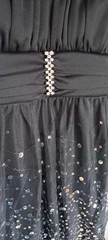 Juniors Black RUBY ROX Cocktail Party Evening Dress ~ Med
