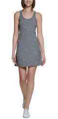Calvin Klein Women Side Pocket Exercise Dress Black Heather Size S 3622