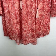 Haute Hippie Tribe Light Coral Pink Python Dress Size 1X