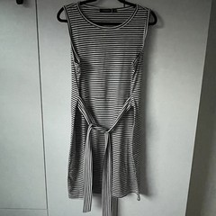Merokeety Women&rsquo;s Striped Dress With Pockets. Nee With TagS. NWT. Size L.
