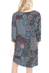 ANTHROPOLOGIE DESIGUAL MARITSA SHEATH DRESS S GOTHIC GRUNGE STEAMPUNK Y2K WHIMSY