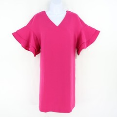Worthington Dress Womens Size S Pink 100% Polyester Flare Sleeve NEW $54