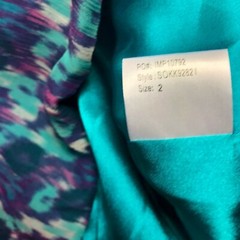 NEW Kurt Thomas Blue Silk One shoulder Pleated Mini Dress size 2 Smocked AJK