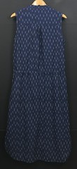 Faherty Women&rsquo;s Saylor Midi Dress in Midnight Ikat Sleeveless Tie-Waist Size L