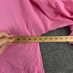 Rhode Dress Small Ella in Prism Pink Mini Ruffle Balloon Sleeve Cotton Boho Cute
