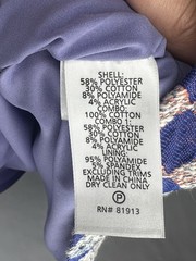Plenty By Tracy Reese Anthropologie Tweed Geometric Purple Dress Fit & Flair 4