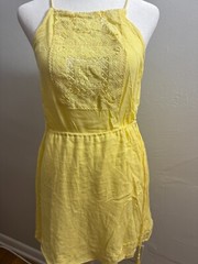 En Creme Medium Dress Yellow Sundress Women