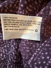 Prologue Plum Purple Printed Dress Casual Party Women Size Large