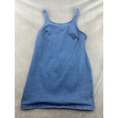 7th & Hudson Blue Denim Scoop Neck Sleeveless Mini Shift Dress Womens Size 2X