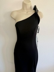Jovani Gown NWT Sz 2 One Shoulder Beaded Mermaid Prom Guest Pageant Formal Gala