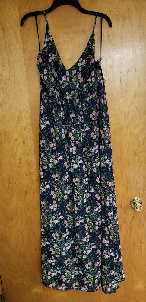 NWT~~ AAKAA Spaghetti Strap Adjustable Lightweight Summer Maxi Dress Size LARGE
