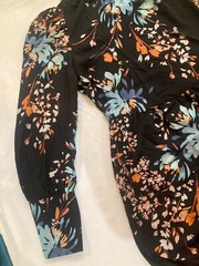 Tinsel Womens Short Dress PM Black Floral Sheer Lined Style MYPD017801 NWT