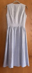 Laura Ashley Vintage 1980’s Pinstripe Pinafore Midi Dress 10 Cottagecore Prairie