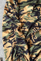 Women&rsquo;s Camo Maxi – Size Large – Gathered pulls at the sides. Gorgeous.