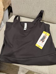 Elle Sport Women&rsquo;s Active Tennis Dress Poly Blend Black Size Small NWT