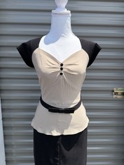 Stop Staring Madison Peplum Wiggle Dress 1940s Style Rockabilly Pinup Size XL