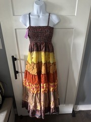 Boho Dress Sun Dress Junglee Billee Women&rsquo;s Hippie Festival Free Size S M L XL