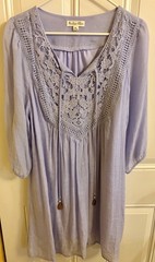 Indigo Rose Dress Large