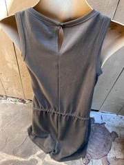 Recreation Thread & Supply GRAY Sleeveless Romper w/ Drawstring – Women&rsquo;s Sz S