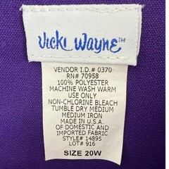 Vintage 90s Vicki Wayne Purple Floral Dress & Sheer Jacket Plus Size 20W
