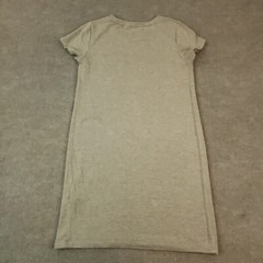 Artisan NY T-Shirt Dress Womens Medium Brown Shift Flowy Short Sleeves Stretch