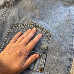 Vintage 90&rsquo;s Winnie The Pooh Tigger Denim Overall Dress Womens Large Knee Length