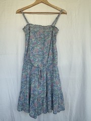 Women&rsquo;s Hollister Co. Blue/Pink Floral Paisley Mini Dress Size Small