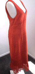 Atmos & Here – Mandarin Lace Bodycon Dress – Size 12 – Preowned VGC